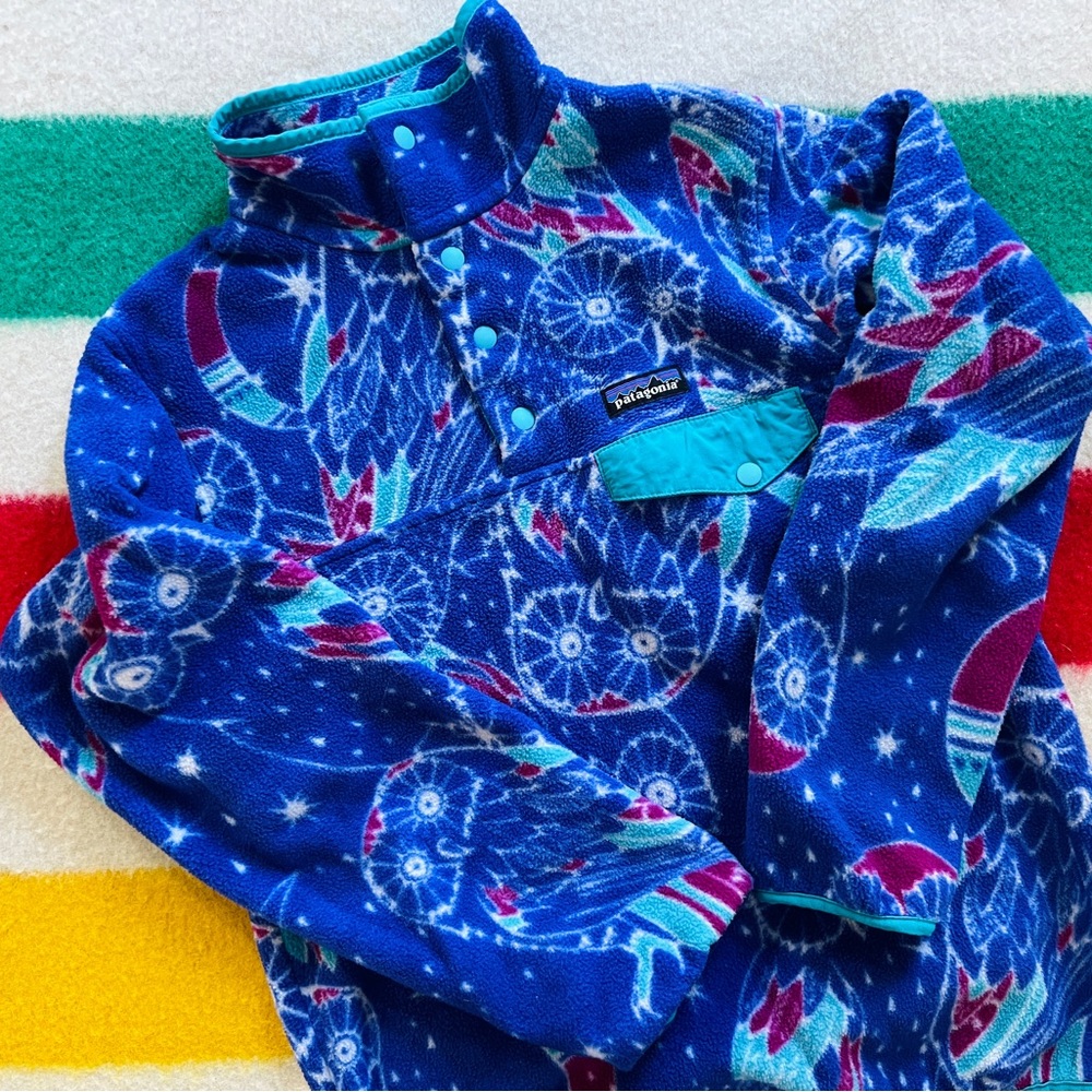 RARE Patagonia Cosmic Owl Synchilla Fleece 🦉